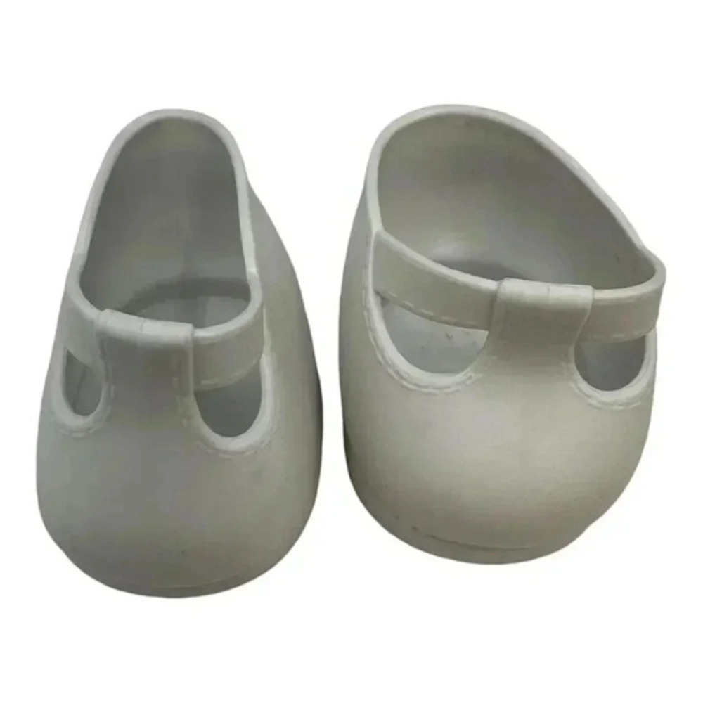 Vintage‎ Cabbage Patch Kids Doll Shoes - White - Used in Good Condition - Picture 3 of 13